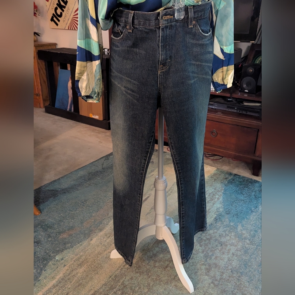 Calvin Klein Dark Blue Flare Jeans